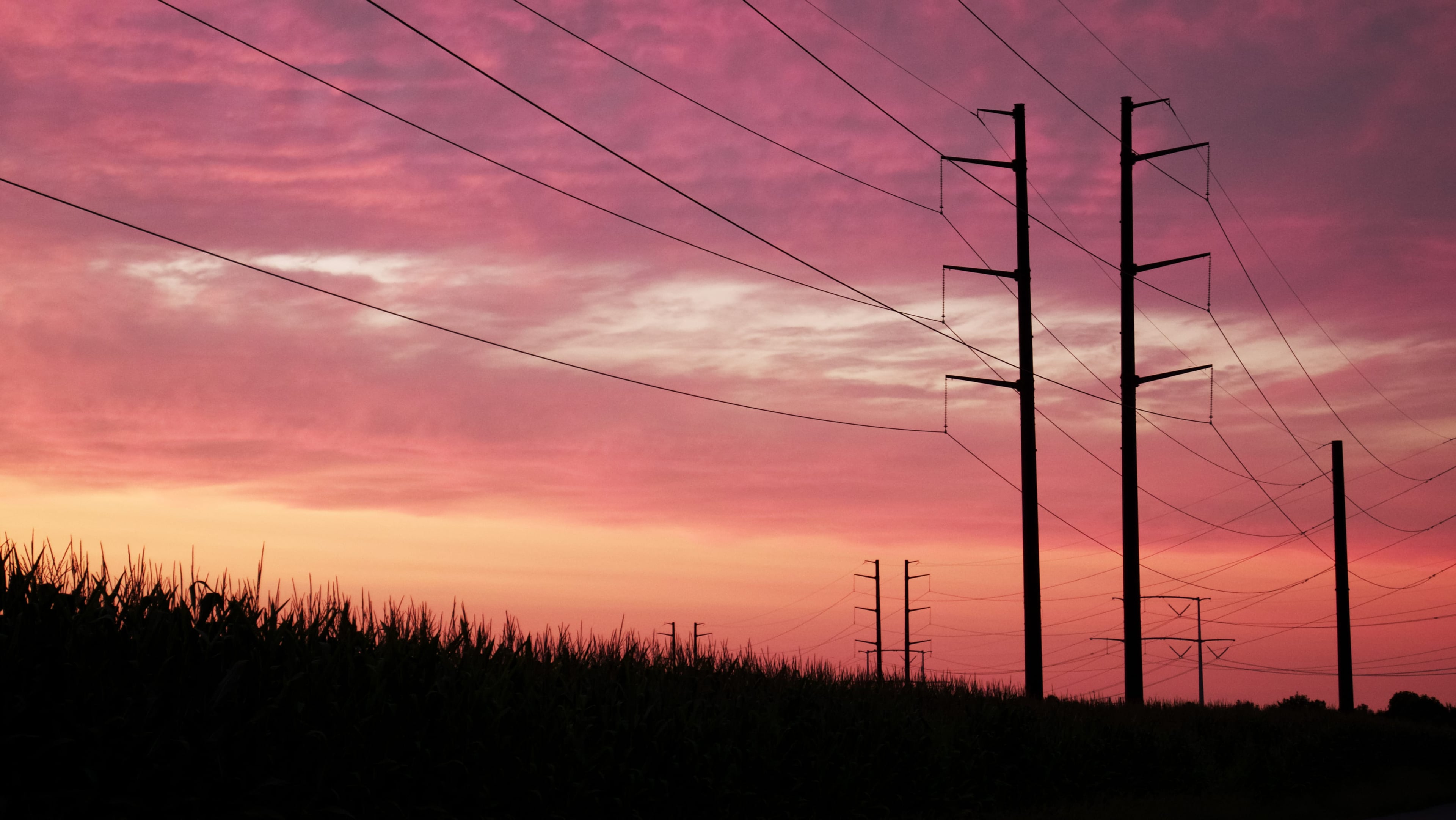 Landscape photograph of a Delaware sunset.